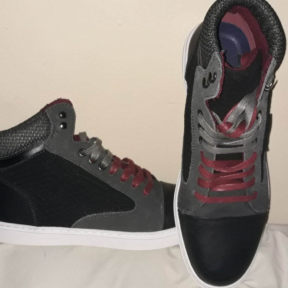 Robert Wayne Gunther Suede Hight Top Sneaker - Picture 3 of 8
